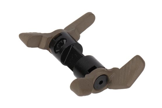 Odin Works black Ambidextrous safety selectors are fully modular and can be configured for short or standard throws